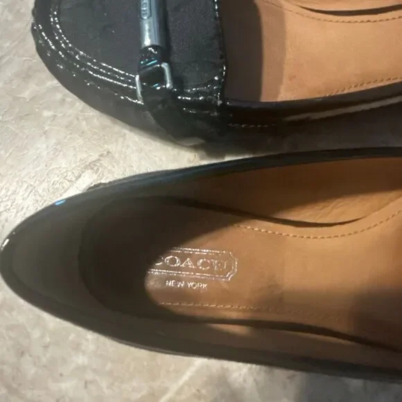 COACH Berdina Black Loafers 7.5 - Picture 3 of 6